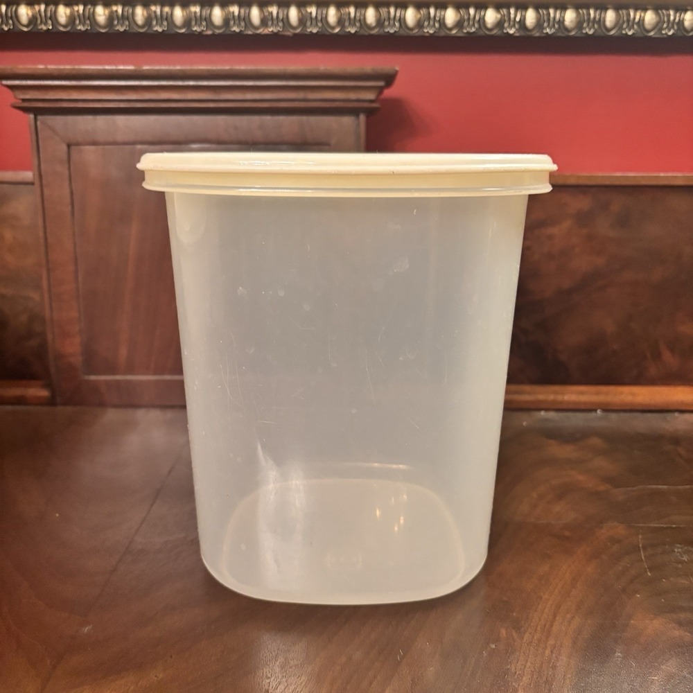 Vintage Rubbermaid‎ Servin Saver #6 12 Cup 3 Qt Container Almond Lid Food